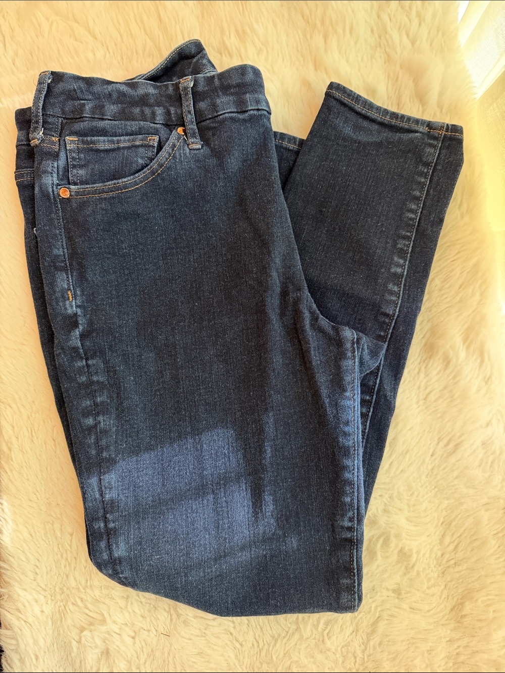 Express Dark Blue Skinny Jeans